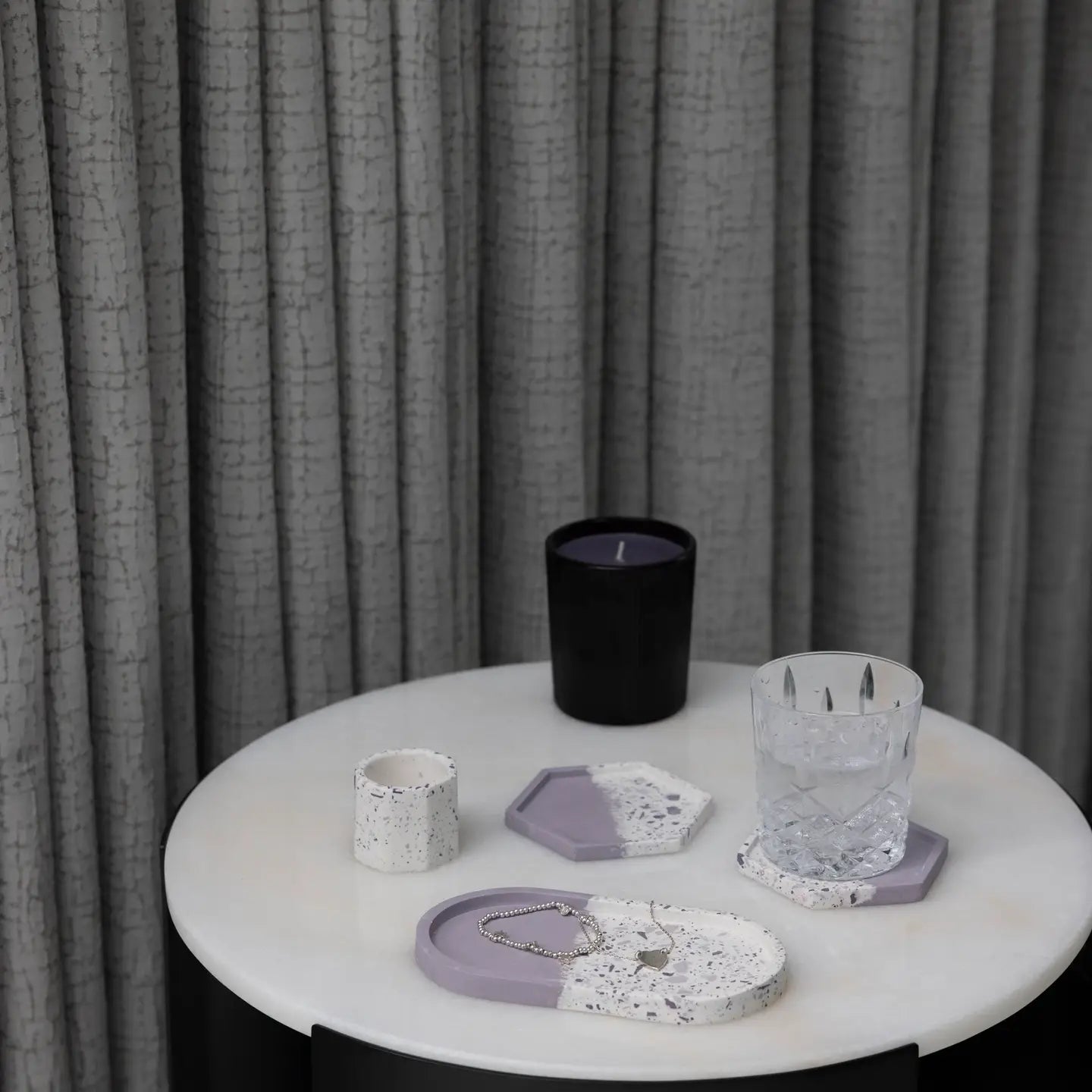 4 Piece Trinket Set - Lilac Split