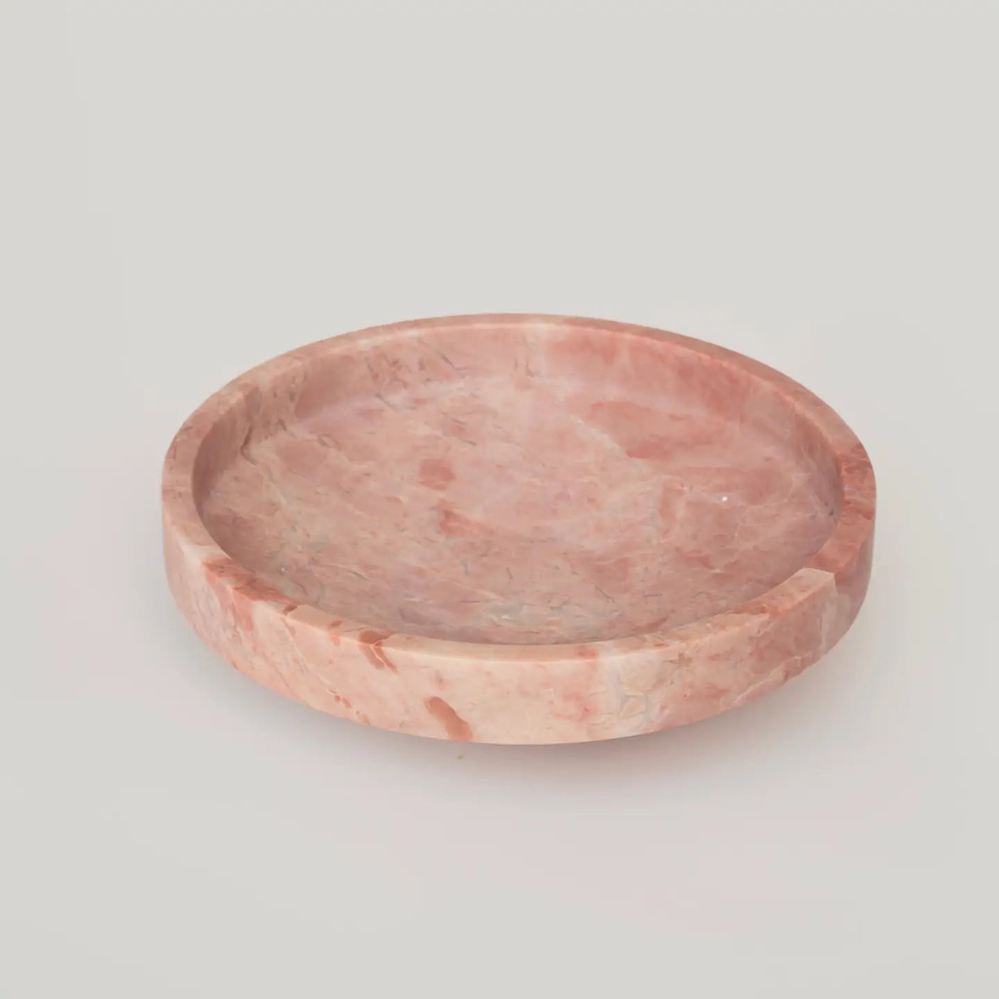 Pink Marble Narrow Bowl