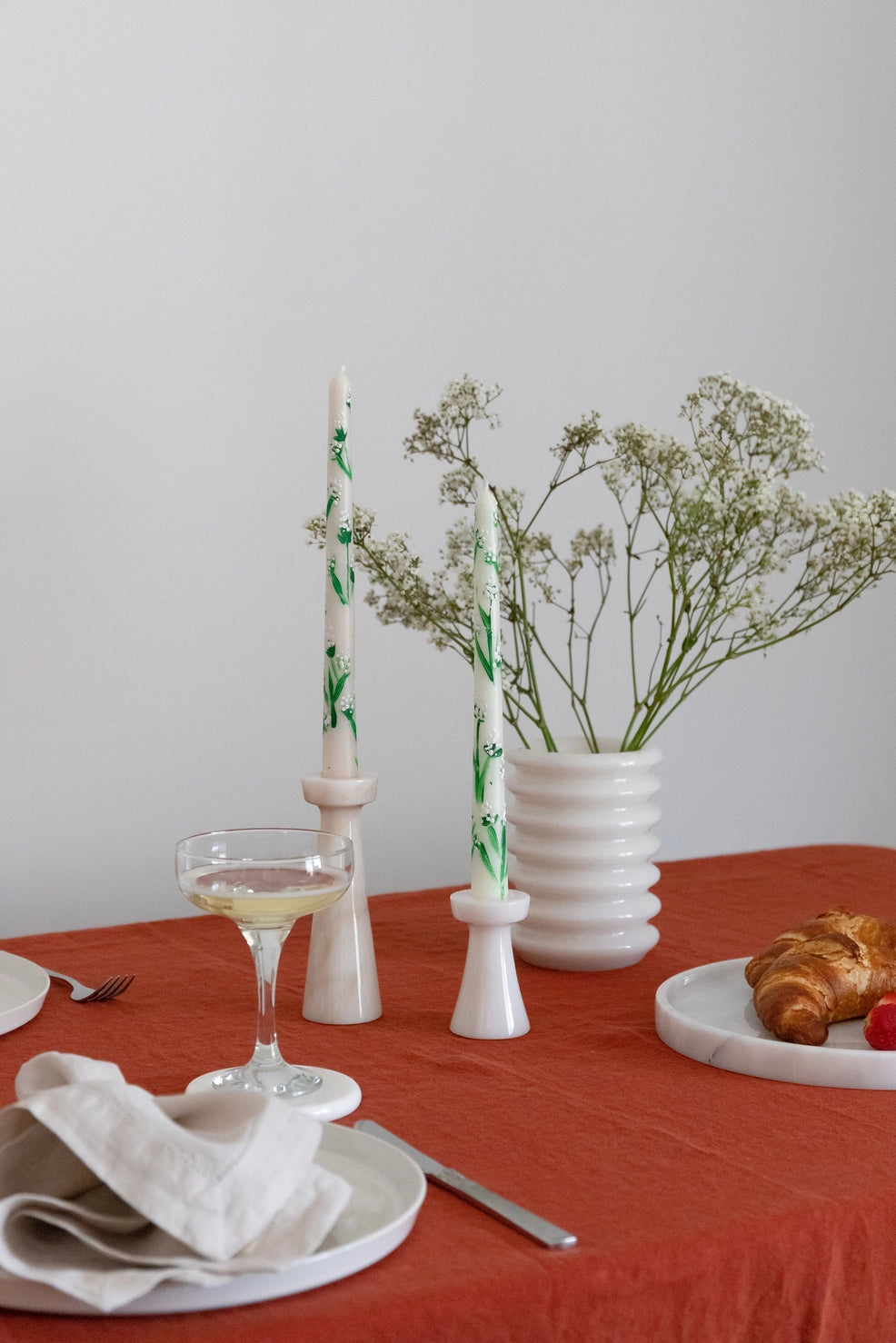 Red Ochre Linen Tablecloth