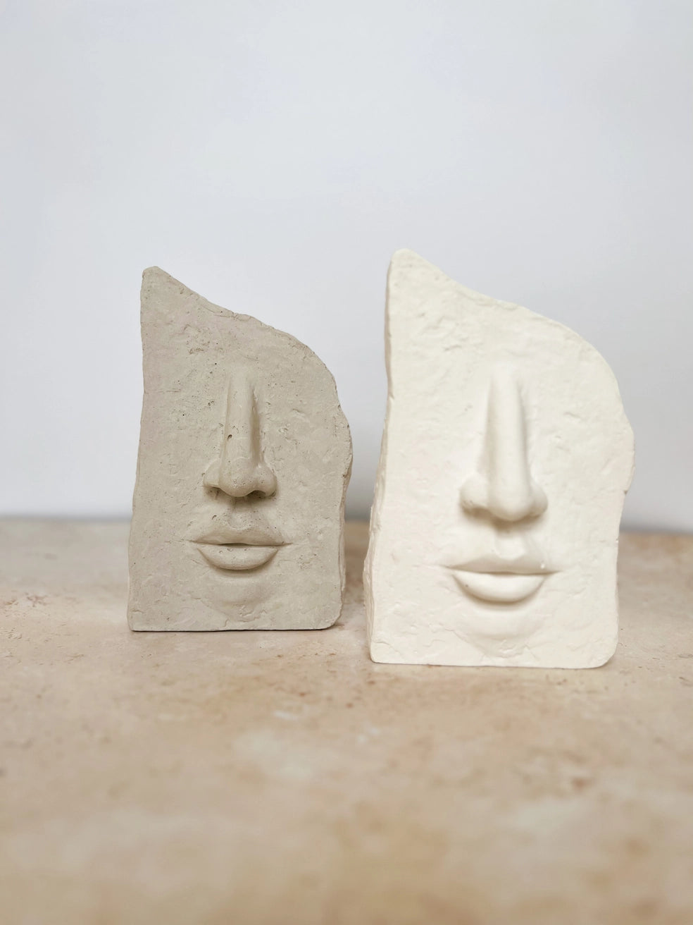 Concrete Face Ornament