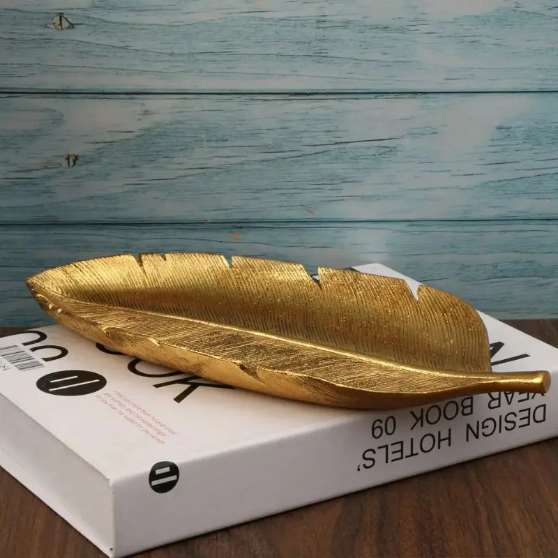 Gold Leaf Decor Tray
