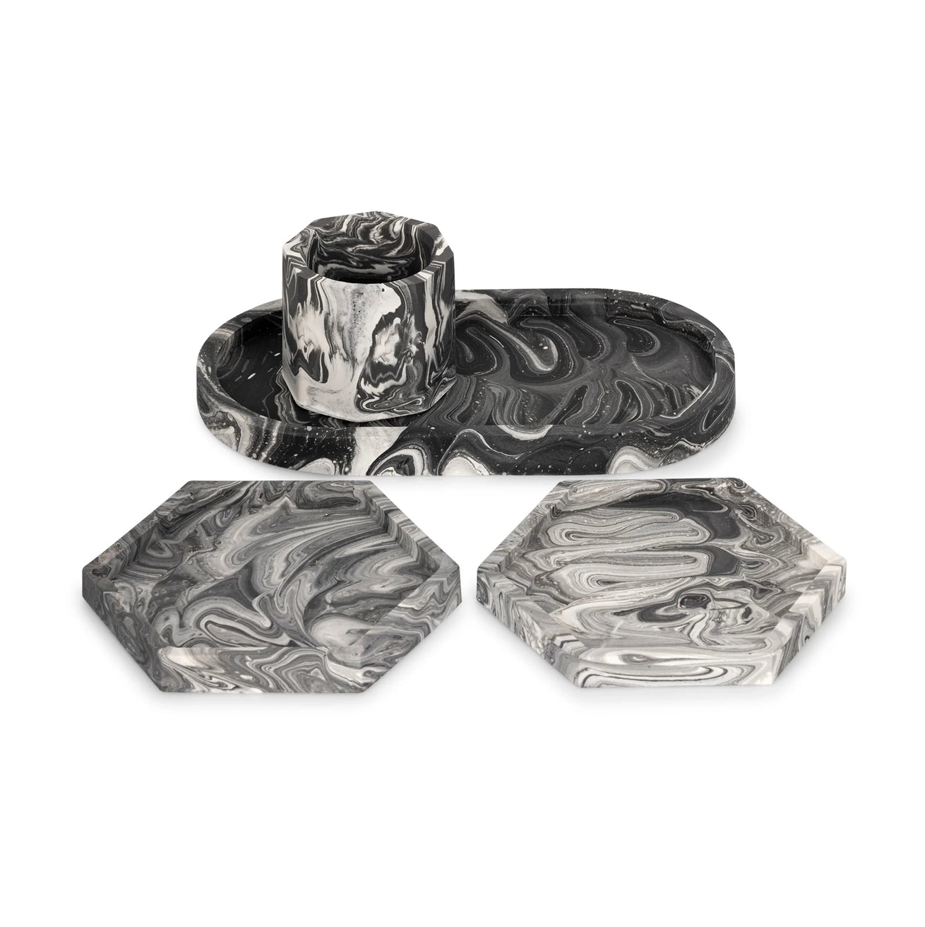 Black & White Marble Set