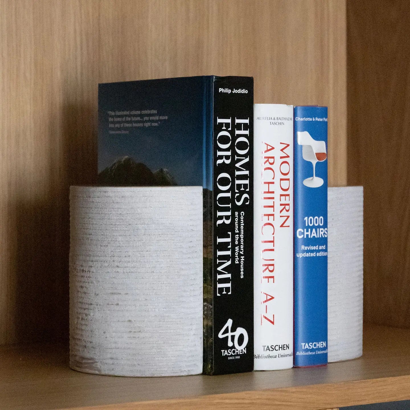 Beige Marble Bookends