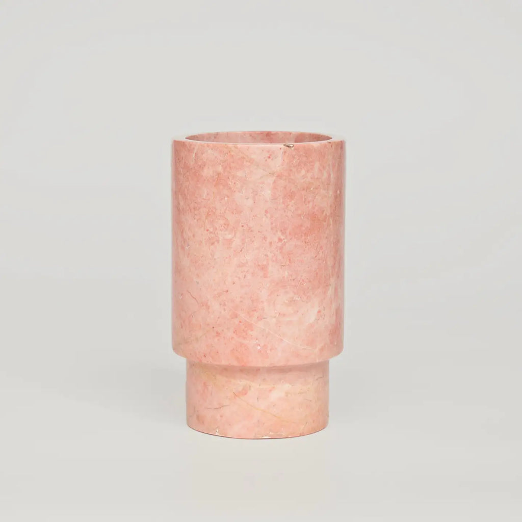 Pink Marble Vase and Wine Cooler
