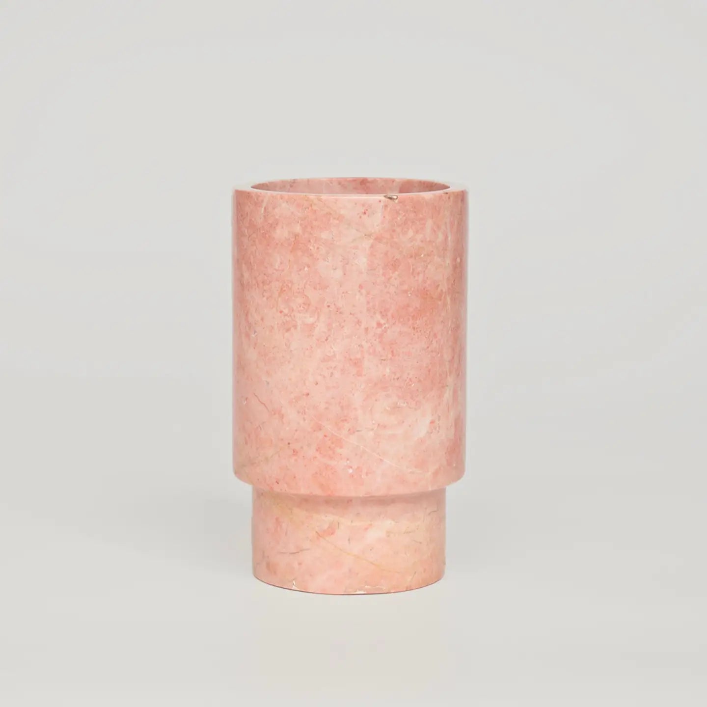 Pink Marble Vase and Wine Cooler