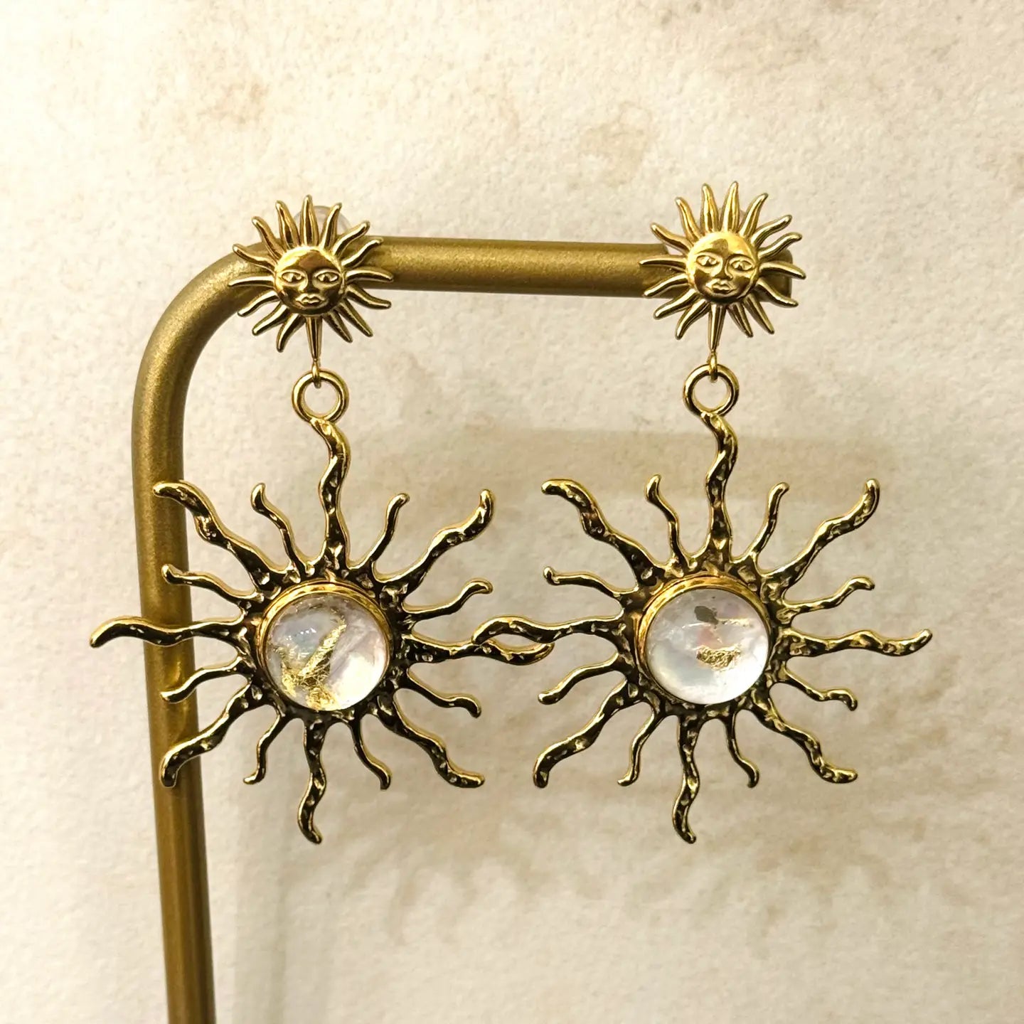 Sun and Moon Earrings