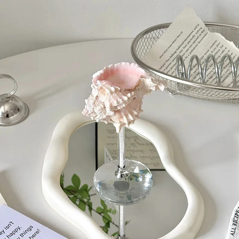 Seashell Glitter Stem Glasses Set of 4 | Cocktail | Barware