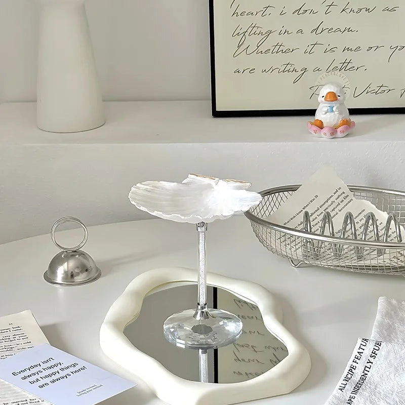 Seashell Glitter Stem Glasses Set of 4 | Cocktail | Barware