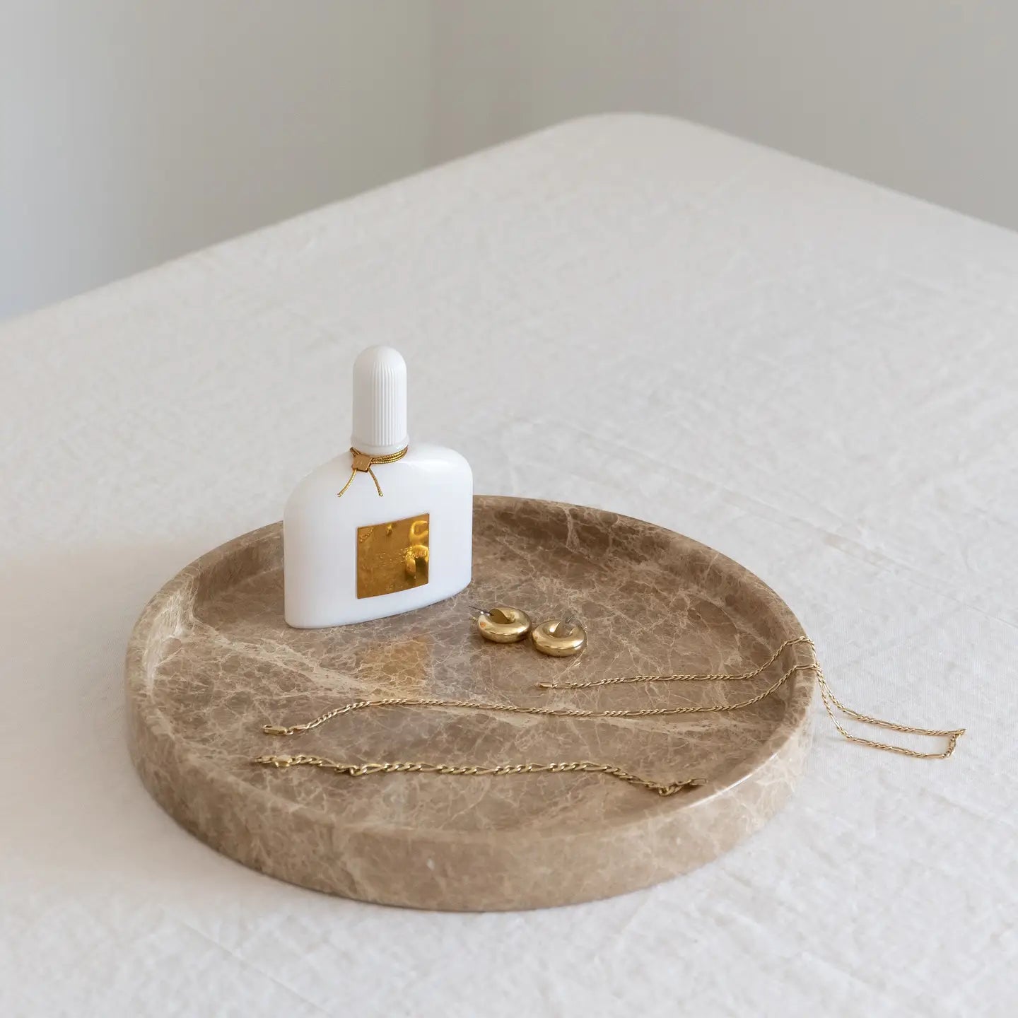 Light Emperador Marble Tray