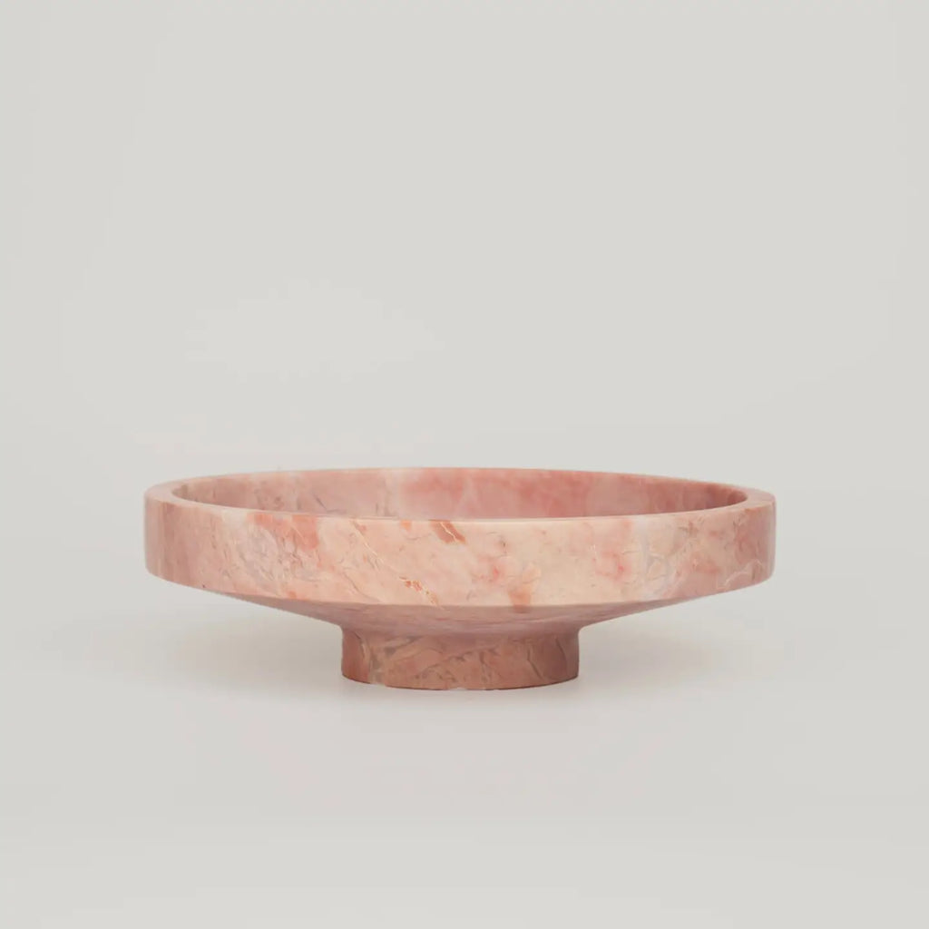 Pink Marble Narrow Bowl