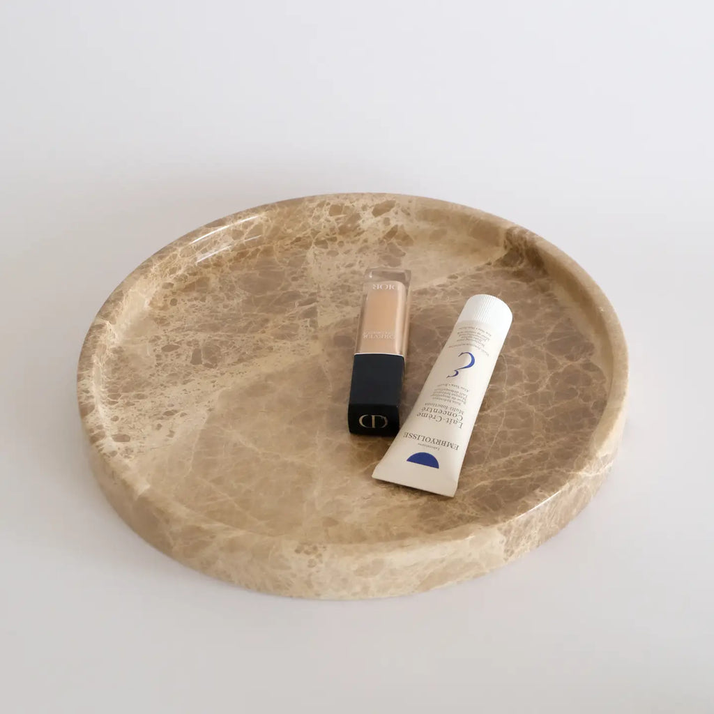 Light Emperador Marble Tray