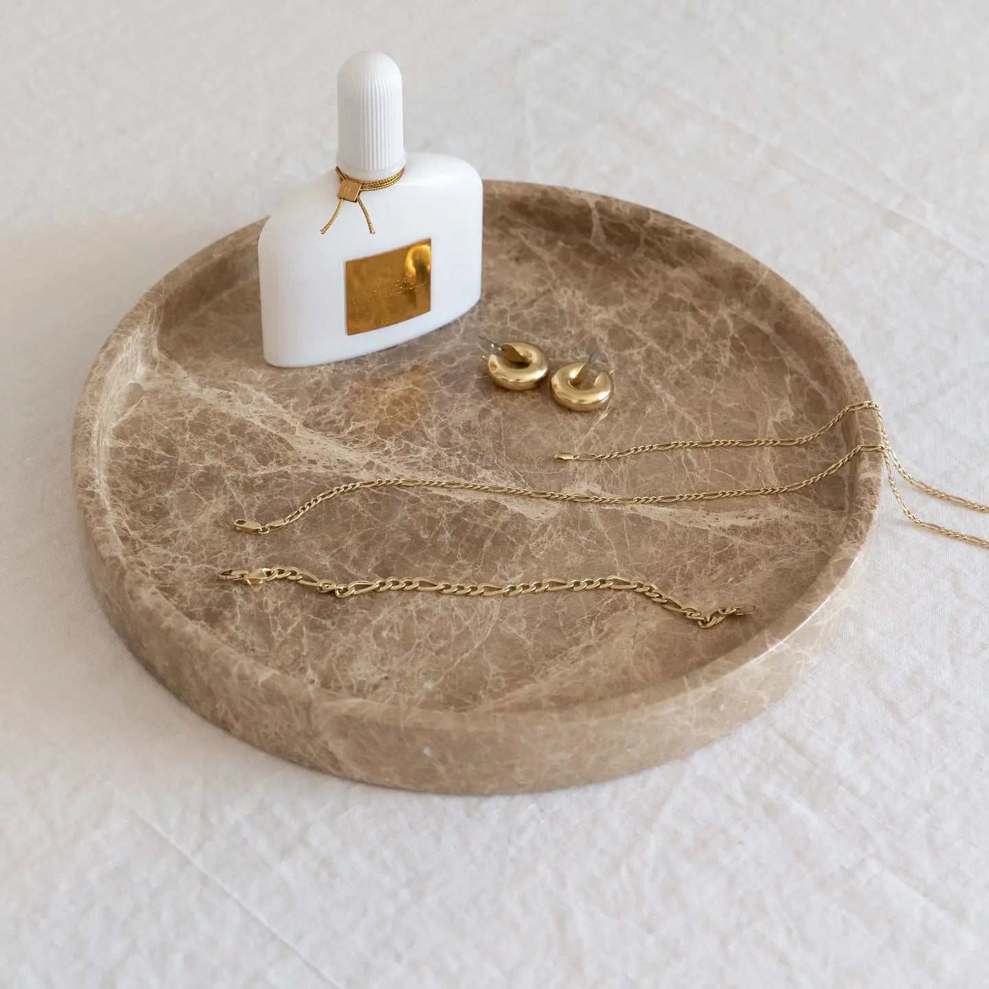 Light Emperador Marble Tray