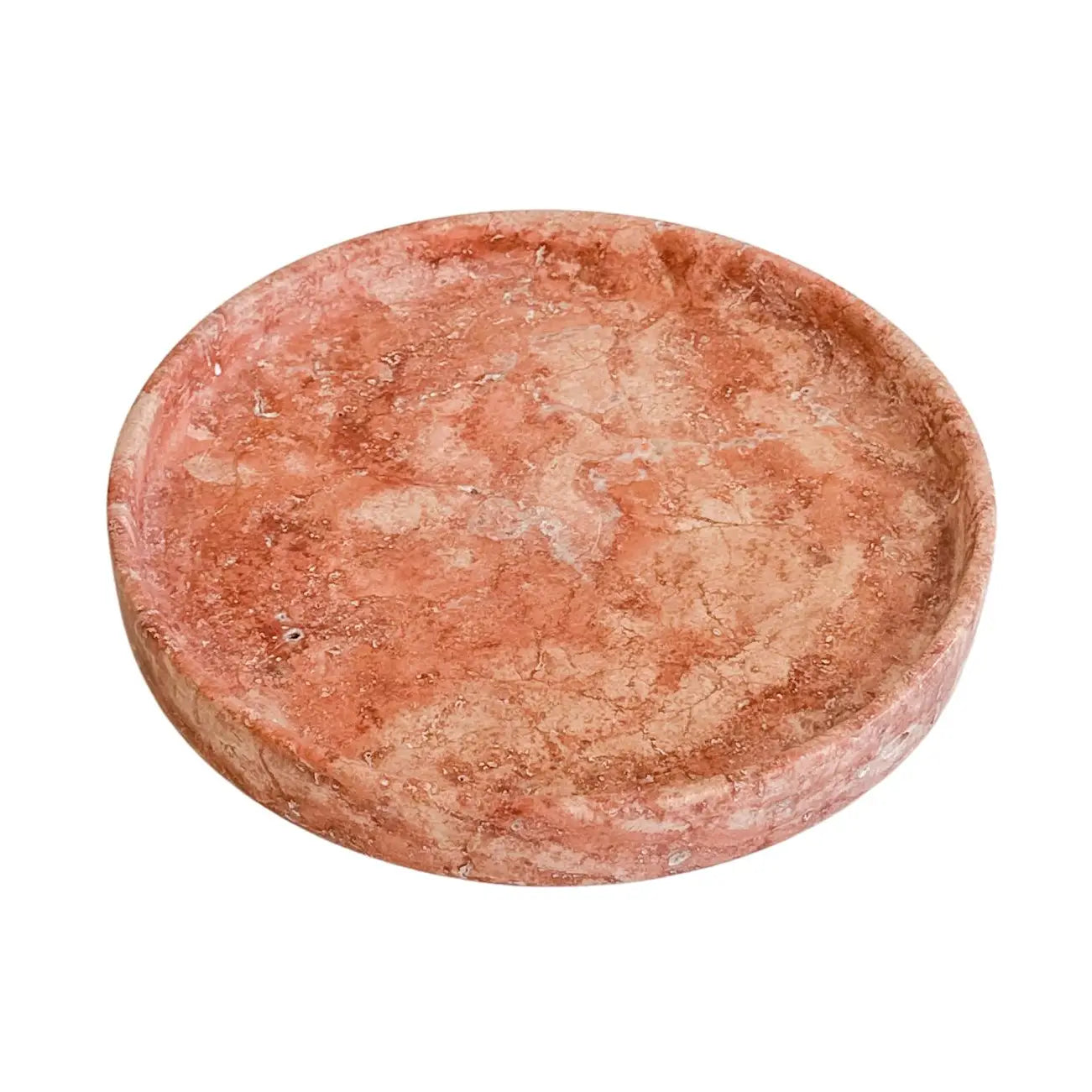 Red Travertine Tray