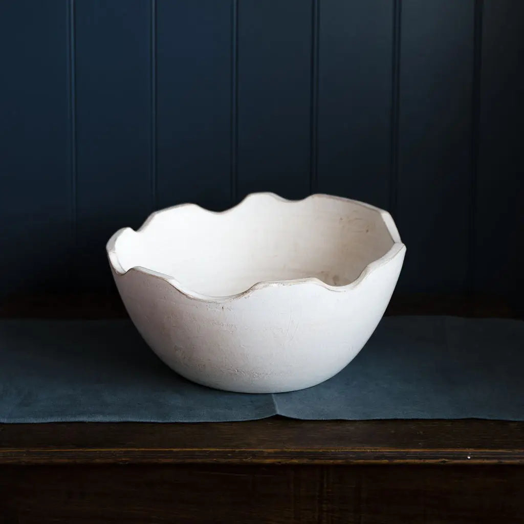 Gillcambon - Off White Terracotta Decorative Bowl