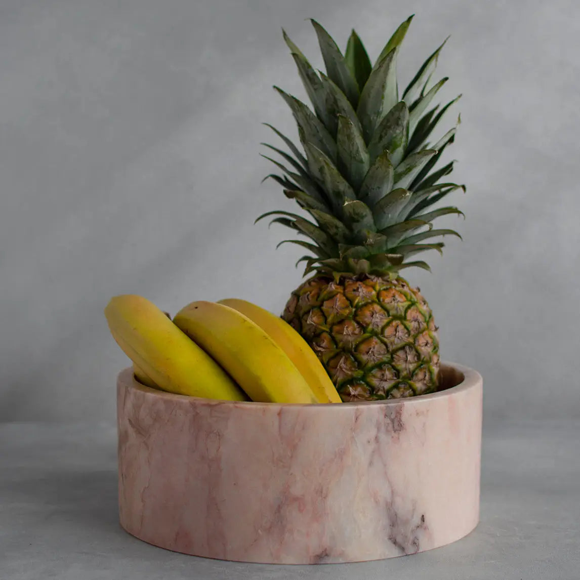 Pink Marble Cylinder Bowl