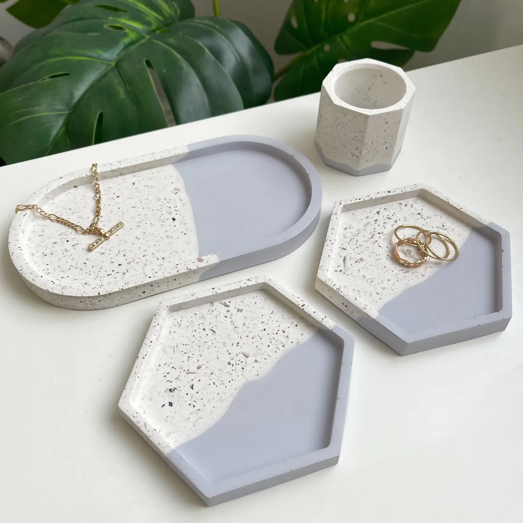 4 Piece Trinket Set - Lilac Split